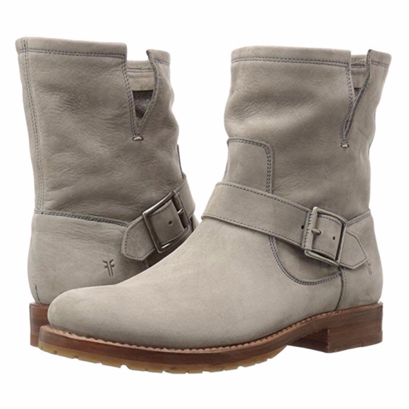 Frye Shoes - Frye Natalie Short Engineer Boots